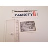 Autocollant réservoir Yamaha 50 TY