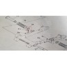 Rondelle, plaque  repose pied AR Yamaha  50 TY